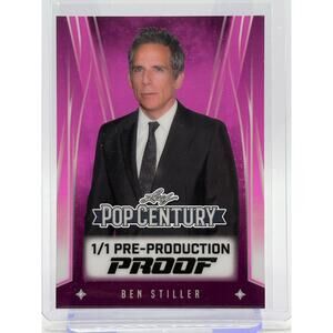 2025 Leaf Pop Century Ben Stiller Pink Acetate Pre-Production Proof 1/1 SSP